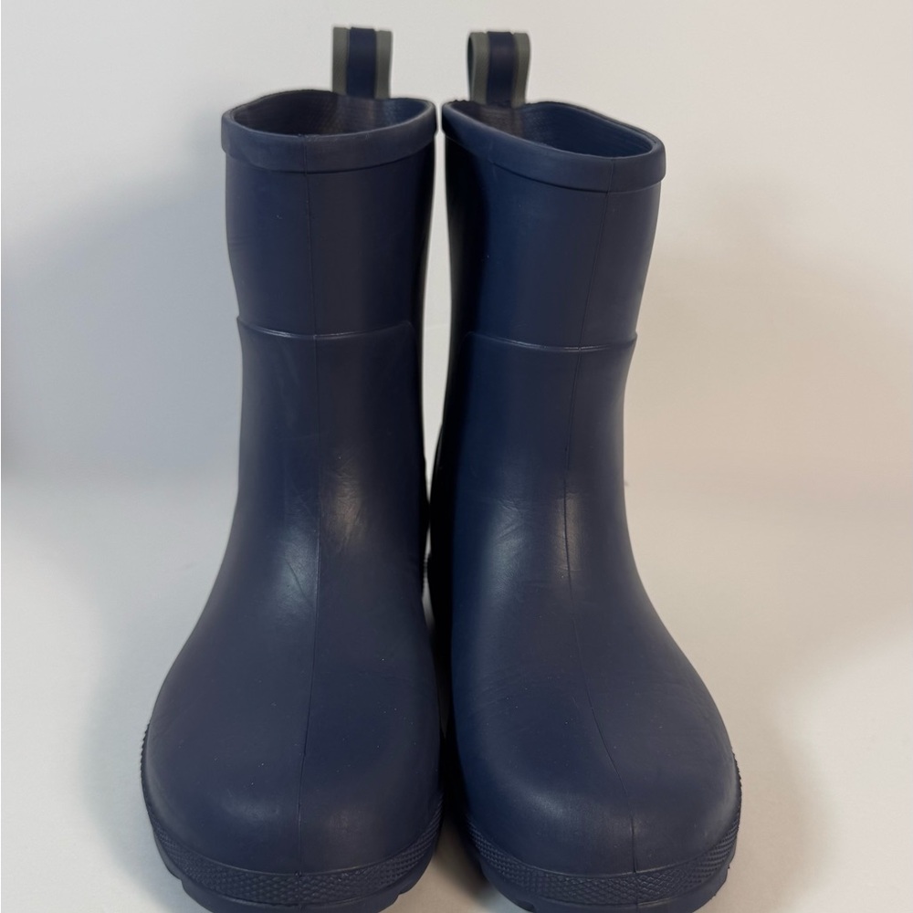 Navy Totes Rubber Rain Boots Kids Size 11-12 Toddler, lightweight, comfortable.